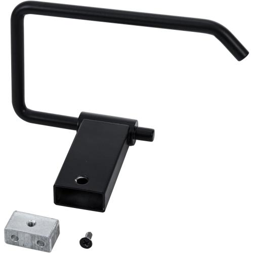 MyGift Modern Toilet Paper Holder with Matte Black Finish, Premium Hotel Series Wall Mounted Stainless Steel Bathroom Toilet Roll Dispenser