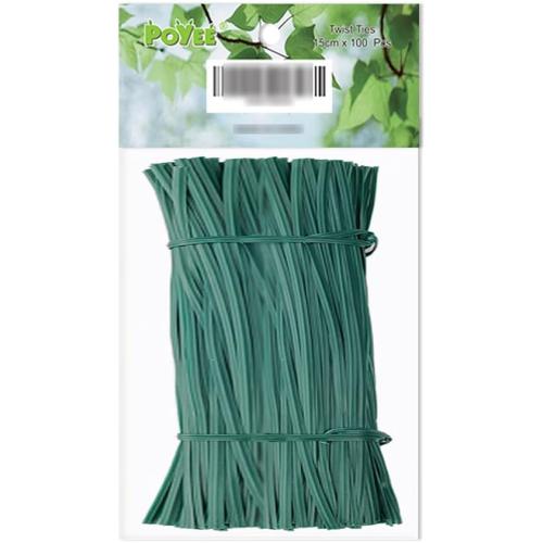 100pcs 8 20cm Garden Twist Ties Plastic Garden Plant Support Cable Cord Ties