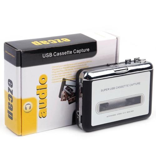 5pcs Tape to Mp3 Cassette Changer Cassette Changer USB Cassette Player Walkman - (Color Name: Black and White)