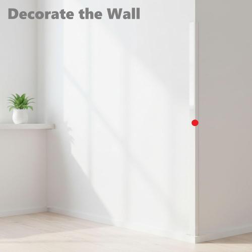 Clear Wall Corner Protector, 2 PCS Self-Adhesive Corner Protectors for Walls, 1.57 W x 35.4 L, Wall Corner Guard for Baby，Furniture，Door，Tables，Cover Sharp Furniture，Easy to Install