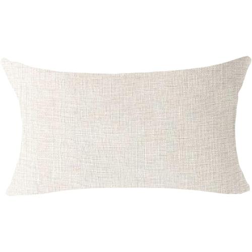 NIDITW Winter Gift Merry Christmas Snowflake Pine Tree Sled Holiday Blessed Lumbar Cotton Linen Decorative Throw Pillow Cover Cushion Case for Sofa Home Decorative Oblong 12x20 Inches (BB)