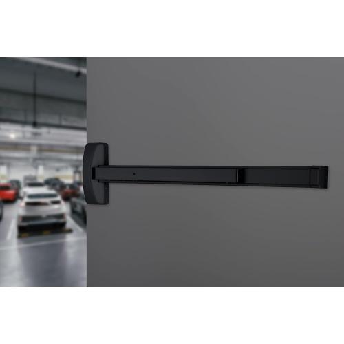 Brinks Commercial Rim Panic Exit Device, Matte Black - UL Listed Emergency Exit Hardware for Commercial Doors