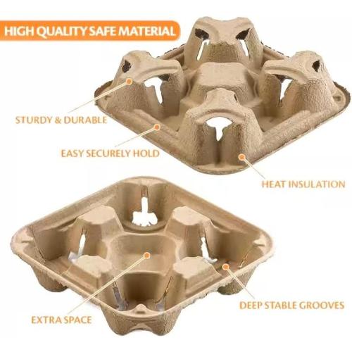 Varte Premium Coffee Cup (16 oz - 100 pack) with Sealable Lid, Sleeve, Stirrer and an additional 10 Trays per pack