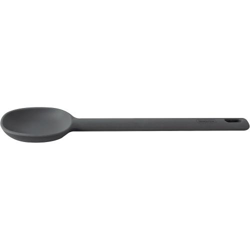 Tramontina 25811/160 TRAMONTINA Serving Spoon Molde Gray Silicone Spatula Ladle Heat Resistant Dishwasher Safe Made in Brazil NEEDS CLEANING
