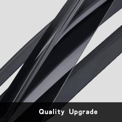 Side Window Visors Wind Vent Deflector fit for 2019-2024 Dodge Ram 1500 Crew Cab Pickup,4pcs Outside Mount Tape-On Dark Smoke Nice Sun Rain Guards Set 94806