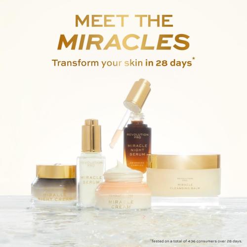 Revolution Beauty London, Pro Miracle Night Cream, Overnight Face Cream, Helps to Smooth & Plump Skin with Retinol & Vitamin E, 1.69 oz