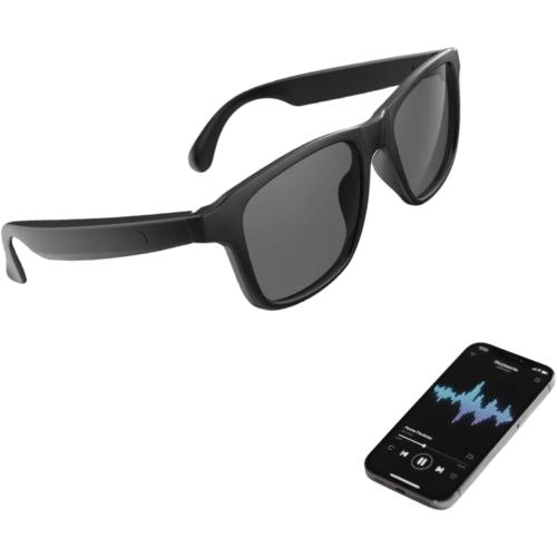 Smart Bluetooth Glasses, Smart Wireless Headphone Sunglasses for Men &Women with Built-in Speakers, Outdoor UV Protection,Touch &Voice Control, Hands-Free Calls