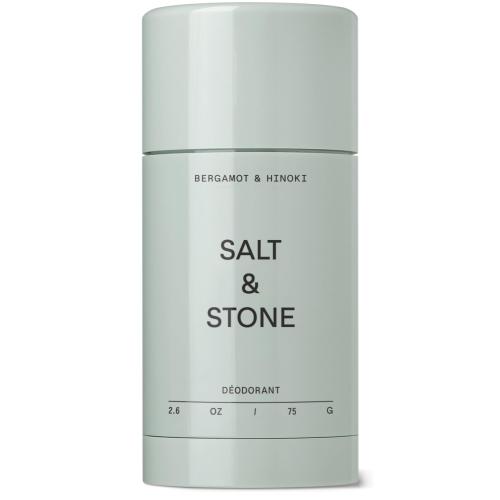 SALT & STONE Aluminum Free Deodorant | Extra Strength 48 Hour Protection for Women & Men | Made with Seaweed Extracts, Niacinamide & Prebiotics (Bergamot & Hinoki)