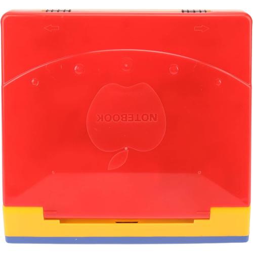 RiToEasysports Kids Learning Laptop, Plastic High Simulation Educational Toddler Learning Computer Toy with (Yellow Retractable Mouse) Electronic Toy