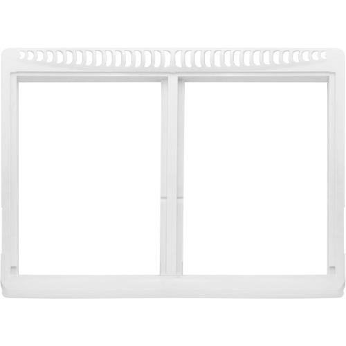 White 240364787 Refrigerator Crisper Drawer Cover Frame Crisper Pan Cover Compatible with Frigidaire Refrigerator-Replaces 240364714, 240364725, 240364778, 240364794