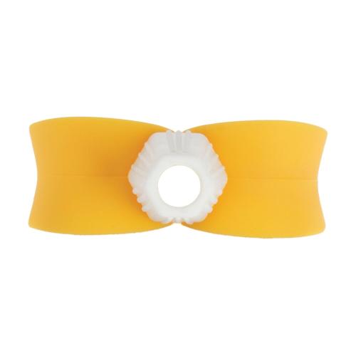 Nuby Banana Hollow Tube Silicone Teething Toy - Gum Massaging Baby Teething Relief Toy for 3  Months - Easter Basket Stuffer