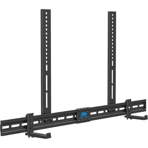 Mounting Dream Soundbar Mount Sound Bar TV Bracket with Holes/Without Holes, Non-Slip Base Holder Extends 3.4 to 6.1, Up to 20 LBS, Safe and Easy to Install MD5425