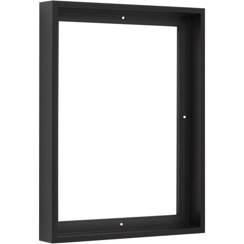 Pixy Canvas Floater Frame 16x20 for 1-1/4 (1.25) inch Deep Canvas Paintings/Canvas Prints/Wood Canvas Panels/Wall Art/Wall Decor/Home Decor/Artwork (Black Stripe, 16 x 20 inch, Portrait)