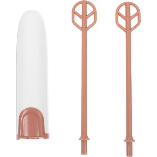 Handheld Electric Baby Formula Mixer with 2 Stirring Sticks, Portable Small Drink Milk Powder Mixer for Bottle Protein Powder Coffee Travel Office Home Stirrer Supply
