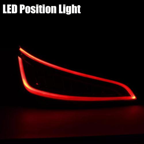 LED Tail Light Assembly Compatible With 2013-2017 Audi Q5 Taillight Tail Lamp Brake Lamp Rear Light Backup Light Replacement Left Driver Side Partslink#8R0945093D
