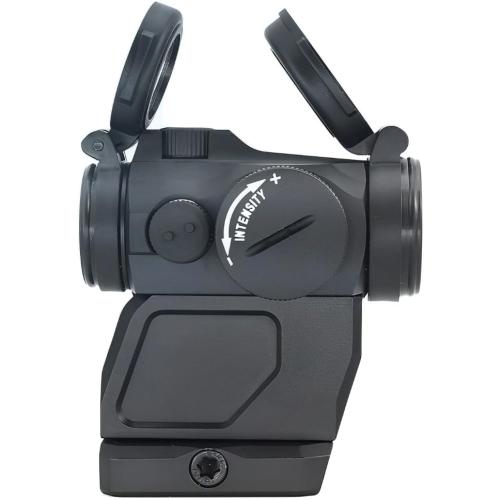 T2 Red Dot Reflex Scope 2MOA with 1.93 Riser Mount Heighten Base Adapter Combo，Super Bright Clear Red Dot Holographic Optics Sight，Include Protect Glued Lens Cover，for 20mm Picatinny Rail Mounting