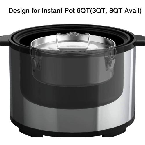 Flan Pan Flanera Mold, Stainless Steel Flan Mold with Lid - Flan Maker for 6 Quart Instant Pot