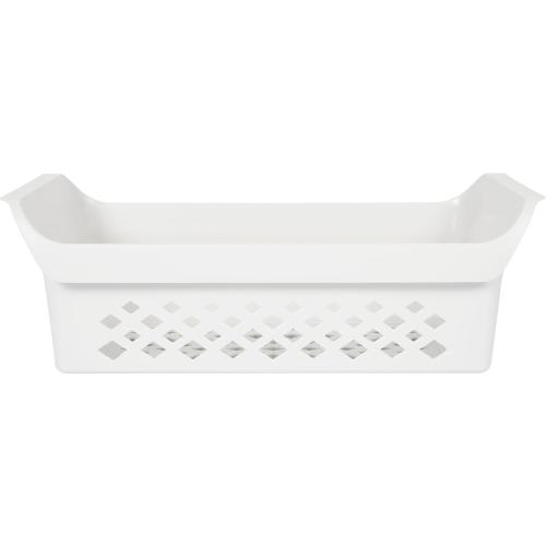 HECASA Storage Basket for Frigidaire Chest Freezer Crisper Drawer Accessory ABS Plastic Replacement 5304512718 White Universal
