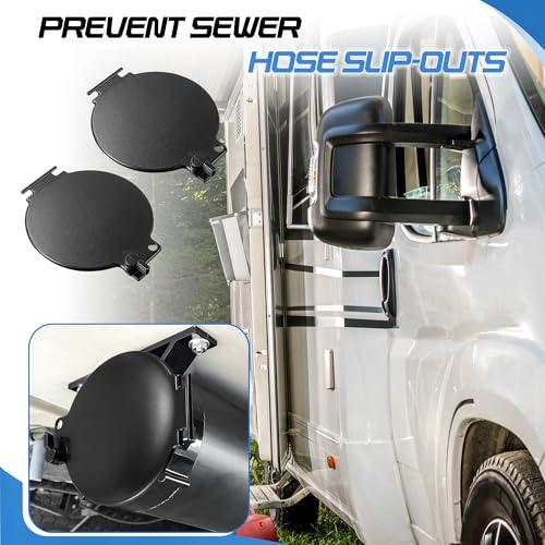Dreyoo 2 Pack RV Sewer Hose Replacement Hatch Door Cover, RV Hatch Door