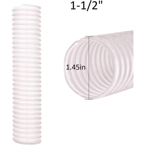 Lower Duct Hose for Shark, Compatible with NV752 NV501 NV500 NV552 UV560 NV341 NV470 NV472 NV760 NV400 NV650, 1-1/2 Floor Lower Nozzle Hose Replacements Parts 4 Pack