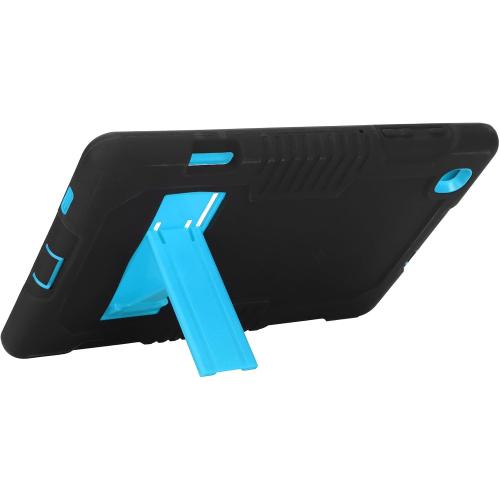 Protective Case for iOS Tablet and Tab S6 High Strength Shockproof Easy Carry for Office School Use Made of Flexible Silicone and ABS (Blue)