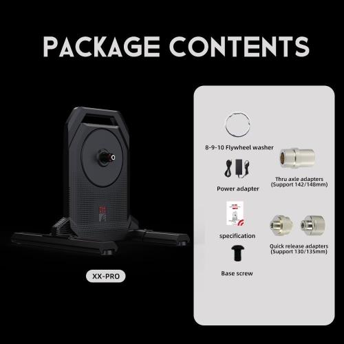 ThinkRider XXPRO Direct Drive Smart Bike Trainer Max 2500W Indoor Training Generate Electricity by Oneself Bicycle Roller