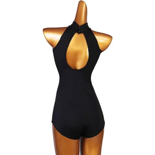 Latin Performance Bodysuit Top Salsa Ballroom Practice Slim Fit Dress for Ladies Tango Cha Cha Leotard Clothing XL