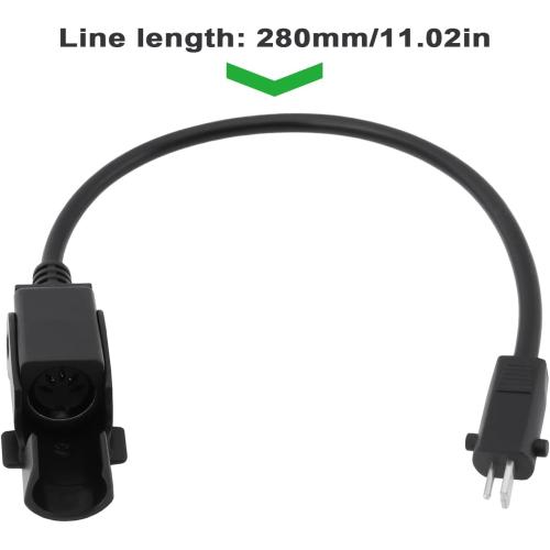 2 Pin Male to 5 Pin Female Conversion Cable for Lift Chair Electric Recliner (28cm)