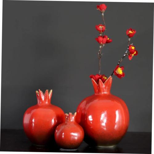 Desktop Pomegranate Flower Vase Elegant Dried Flower Container for Home Decor Unique Ornament for Events and Everyday Use for Bouquets and Table Centerpieces