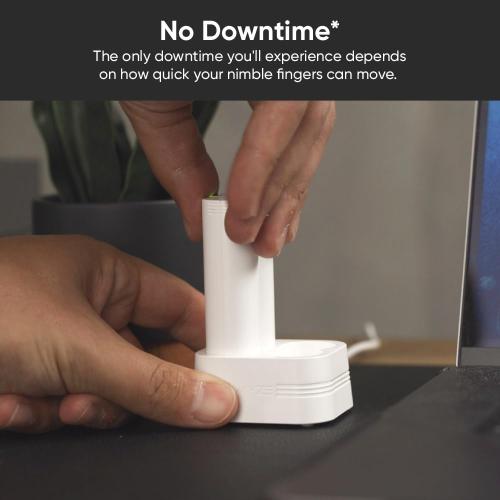 White Wyze Battery Charging Dock for Battery Cam Pro