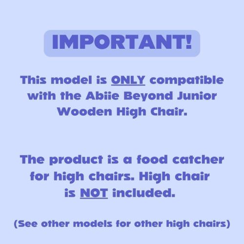 CATCHY - Food Catcher - Compatible with Abiie Beyond Junior High Chair   11 Other High Chairs - Highchair Sold Separately - Baby & Toddler Food & Mess Catcher - Under High Chair Accessory