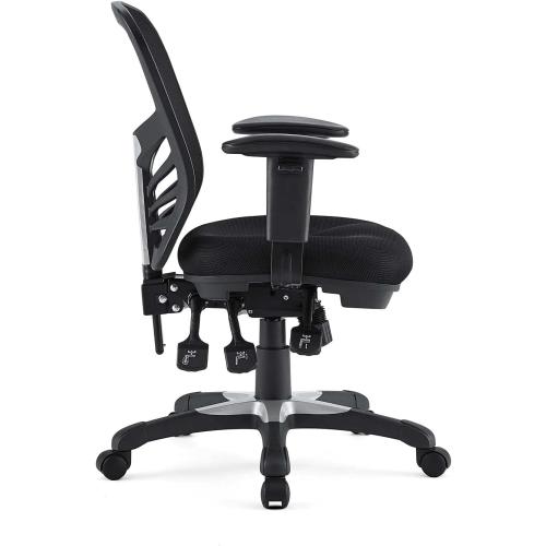 Modway EEI-757-BLK Articulate Ergonomic Mesh Office Chair in Black