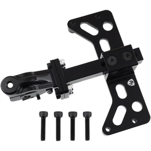 Powerhobby Rear Bumper with Tow Hook Trailer Black Axial SCX6