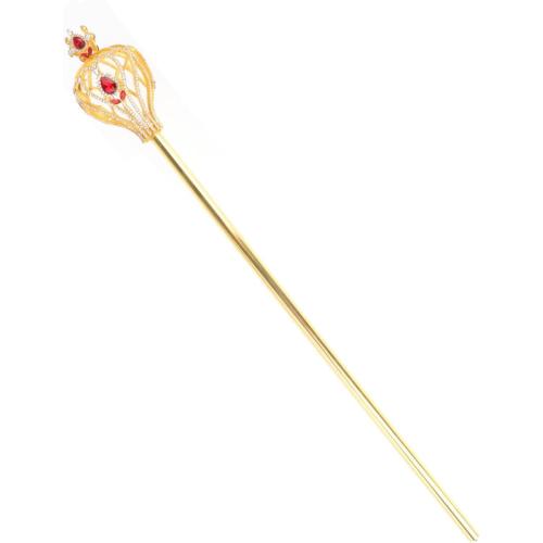 Popular Bright Fairy Wands Fairy Sticks Queen Rhinestone Scepter for Handheld Props Birthday Pageant Fancy Dress Party Christmas, Red