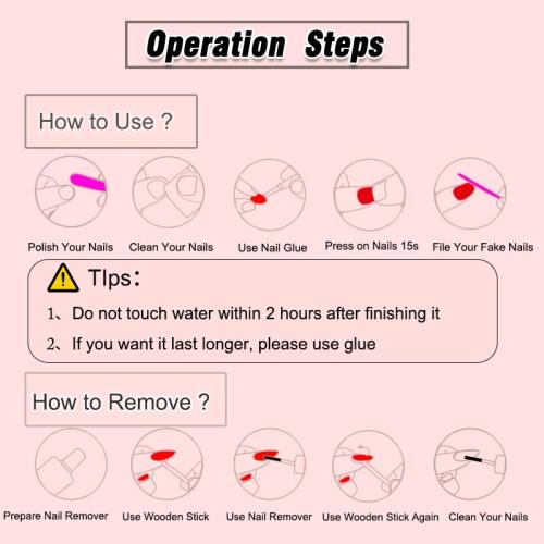 Almond Shaped Press on Nails Short Medium French Tips Black Fake Nails with Simple Design Gel Glue on Nails for Women Girls Acrylic False Stick on Nail Manicure Decorations for Wedding 24Pcs