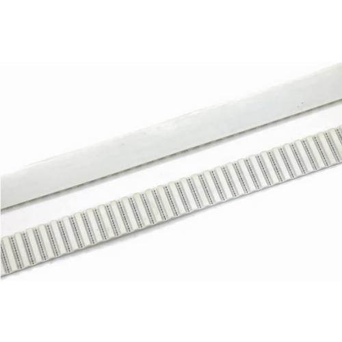 Generic T5 Timing Belt, Width 15mm, Pitch 5mm, 2 Meters (6.6ft) PU Polyurethane with Steel Core White Open Belt, T5 Synchronous Belt for 3D Printer, Lathe Belt Replacement