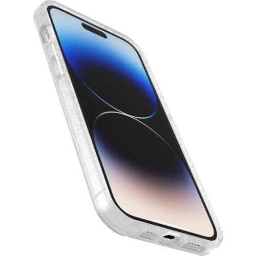 Color Clear OtterBox iPhone 14 Pro (ONLY) Symmetry Series  Case - Stardust (Clear/Glitter), Ultra-Sleek, Snaps to MagSafe, Raised Edges Protect Camera & Screen