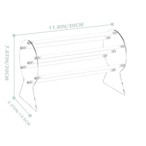 2 Pack Acrylic Disney Ear Holder, Headband Organizer Display Stand, Jewelry Display Riser, Hair Claw Clips Holder for Girl Women Gifts