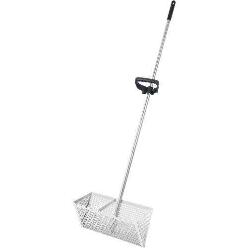 Sand Flea Rake, Detachable Sand Flea Rake, The Shark Tooth Screen Comes with A 16-Inch-Wide Drain Screen with A 51-Inch Handle(Water Bucket not Included)