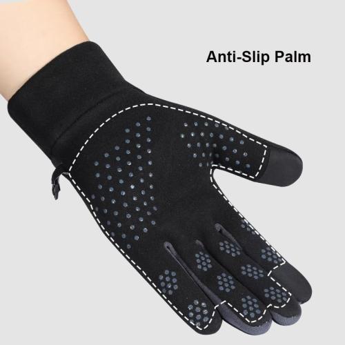 INOGIH Cold Weather Running Gloves for Women Winter Soft Warm Touchscreen Cycling Gloves Non-Slip