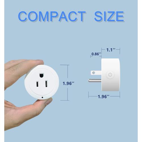 White 4 Pack ExIoTy Smart Plug, Works with Alexa, Simple Setup with One Voice Command, Remote Control, Timer & Schedule & Group Controller, Bluetooth Mesh Outlet, Alexa Echo Required, ETL & FCC Certified (4 Pack)