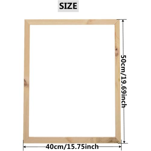 40X50 cm Wooden Frame DIY Picture Frames Art Suitable for Home Decor Painting Digital Diamond Drawing Paintings, Display Pictures 16x20 picture frames for wall (2PCS-40 * 50 CM)