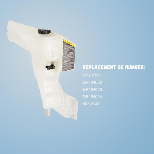 DR104002 Coolant Tank Reservoir Compatible with 2013-2020 Peterbilt 579 Kenworth T680 T880 Replace CP23700