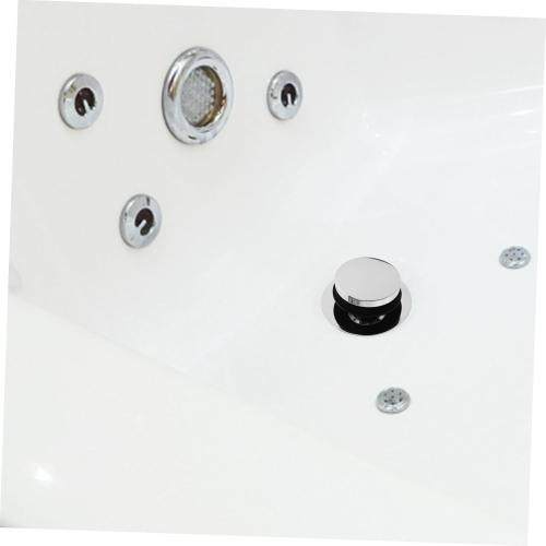 Cabilock Washbasin Drain Stopper Heavy Duty Metal Pressing Sink Stopper for Bathroom and Kitchen Prevents Water Backflow Easy to Clean and Install