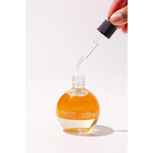 Cuccio Naturale Revitalizing- Hydrating Oil For Repaired Cuticles Overnight - Remedy For Damaged Skin And Thin Nails - Paraben /Cruelty-Free Formula - Milk And Honey - 2.5 Oz