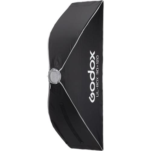 Godox UL-Box 30x120 Centimeters / 12x47 Inches Quick Release Umbrella Softbox, Extra-Long Rectangular Strip Light with Diffusers & Fast Setup, Compatible with Bowens Mount