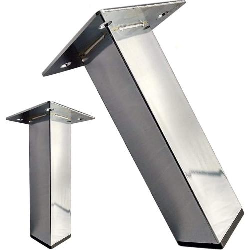 6 Chrome Metal Furniture Legs [Sofa Legs/Feet] Set of 4