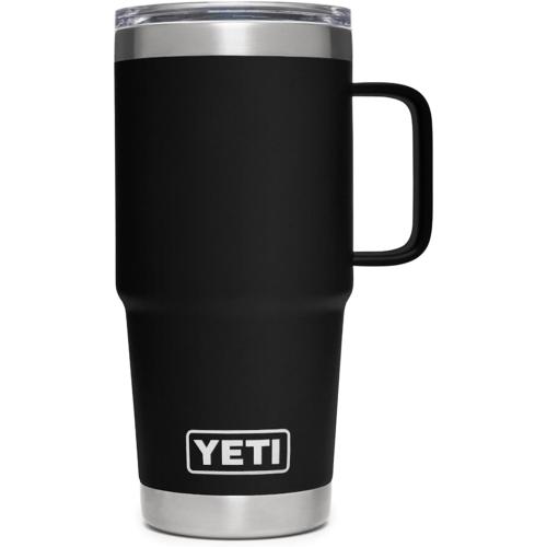 YETI Rambler 20 oz Travel Mug, Stainless Steel, Vacuum Insulated with Stronghold Lid