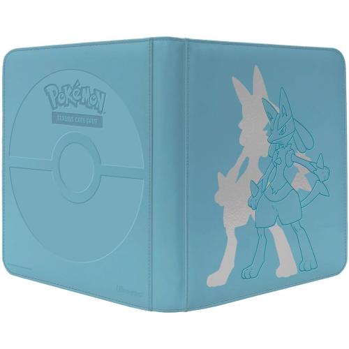 Ultra Pro | Pokemon Elite Series: Lucario 12-Pocket Zippered PRO Binder | Trading Card Game Accessory| Ages 6