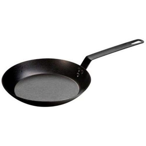 Lodge Pre-Seasoned Carbon Steel Skillet - Use in the Oven, on the Stove, on the Grill, or Over a Campfire - 10 Inch
